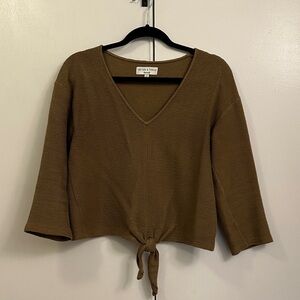 Madewell / Texture & Thread green/brown Top